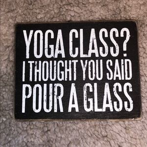 Motto boxes!! #yoga #wine #decor